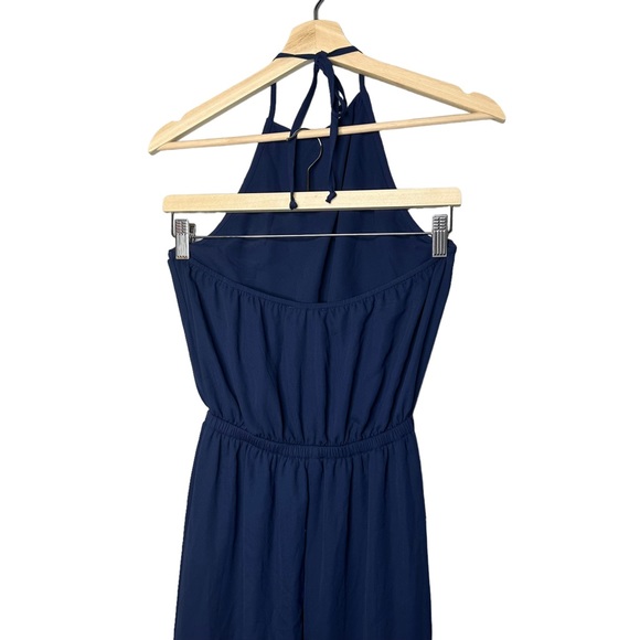 Show Me Your Mumu Heather Halter Dress Royal Navy NEW - Picture 6 of 8